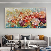 Affiche murale moderne abstraite paysage floral et arbre, impression sur toile écologique et imperméable, pour décoration de salon et cadeau