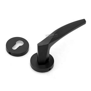 Juego de manija de puerta interior blanca manija de puerta interior negra y cromada interior elegante - Product Image 3