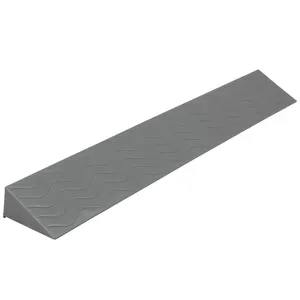 Seuil d'intérieur gris Durable rampe de bord de route de 6cm de haut rampe de bordure en plastique