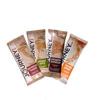 Emballages de sachets en aluminium avec logo imprimé personnalisé pour barres énergétiques au chocolat et aux protéines