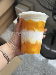 มะม่วงส้มโอสูตรโฮมเมดกะทิที่เรียบง่ายวิปปิ้งครีมไข่มุก<span class=keywords><strong>สาคู</strong></span>น้ำแข็งก้อน faux ชาเขียวมะลิเทียม - Product Image 2