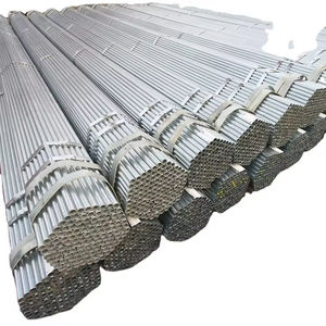 Tubería galvanizada soldada <span class=keywords><strong>de</strong></span> pared pesada <span class=keywords><strong>de</strong></span> grado industrial para columnas estructurales - Product Image 3