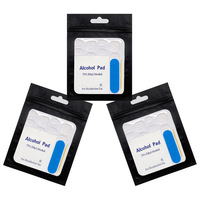 Lot de 4 kits d'outils pour ongles à presser, kit de préparation des ongles avec lingettes d'alcool, lime à ongles, adhésifs pour colle, bâtonnets en bois d'oranger, logo personnalisé