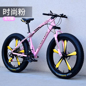 Bicicleta de Montaña de Diseño Nuevo <span class=keywords><strong>2022</strong></span>, Bicicleta de Nieve con Llantas Gruesas, 26''/27.5/29 Pulgadas, Aleación de Aluminio, Bicicleta de Montaña 4.0 con Llantas Gruesas para Adultos - Product Image 5