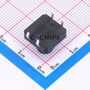 TS-1210HK Tactile Switch Through hole Component (THT)-4P,12x12mm Switch 2.5N 12mm 12mm 10mm - Product Image 2