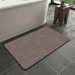 Skymoving Modern Eco-Friendly Anti-Slip Bath <b>Mat</b> Super Absorbent 2-Piece <b>Set</b> Soft PU Material for <b>Bathroom</b> - Product Image 1