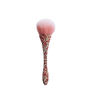 Pinceaux de maquillage personnalisés avec logo en strass, pinceaux à poussière pour ongles, pinceaux de maquillage en cristal diamanté, pinceaux de maquillage en strass scintillants - Product Image 4