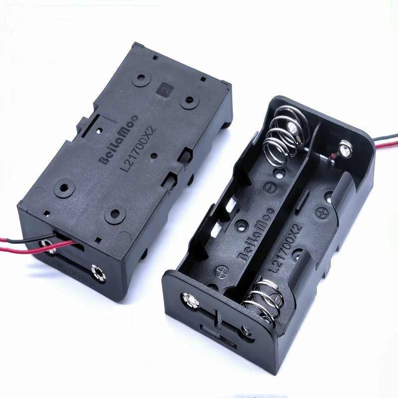 Solder-free 18650 21700 Battery Holder Case, Parallel Or Series Slot, Splicable Design