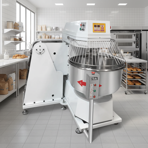 Mélangeur à spirale électrique industriel hydraulique à cuve basculante pour boulangerie commerciale, idéal pour la <span class=keywords><strong>farine</strong></span> de maïs et les noix - Product Image 3