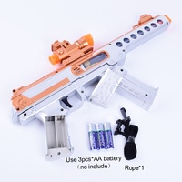 Pistola eléctrica de arma de vibración de francotirador bo, pistola de juguete operada por batería súper