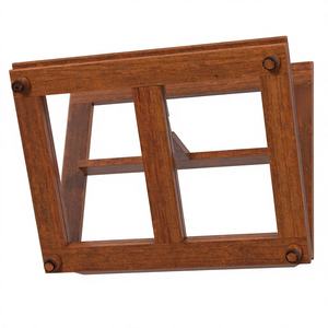 Rehal en bois artisanal écologique, pliable et réglable, support de livre moderne pour l'étude du Coran, de la Bible et des livres de cuisine, idéal pour une utilisation sur le bureau - Product Image 1