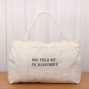 Casual All Match Cotton <b>Large</b> Capacity Sports Fitness Travel Environmental Protection Canvas <b>Tote</b> <b>Bag</b> for Gym - Product Image 2