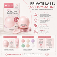 Crème Visage Hydratante Éclaircissante au Complexe d'Acide Hyaluronique Luminous-Skin, Unifie le Teint, Céramide Rose Lacté, OEM ODM