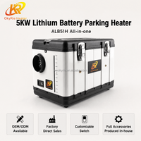 OkyRie Produk Terbaru 12V 24V 220V Mirip dengan AC Diesel Webasto dan Kotak Perkakas Plastik 5KW untuk Truk Kipas Truk