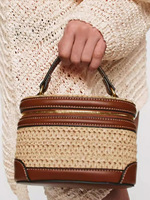 Sac à bandoulière décontracté style rétro QuiteS 2027, nouveau sac en paille tressé haut de gamme, sac à main tendance, sac bandoulière pour déjeuner