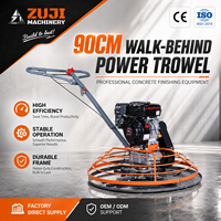 ZUJI ZJ90 Hochleistungs-Betonkantenschleifer mit 5,5 PS Lifan-Motor, Benzinbetrieben, 150 U/min, 8-10 cm Arbeitsmenge, 900mm Getriebe-Eckradius