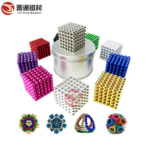 <span class=keywords><strong>Puzle</strong></span> de construcción magnético para niños, cubo, juguetes educativos, bloques, hoja, bolas magnéticas, 216 1000 - Product Image 1