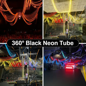 Tube néon flexible en silicone noir RGB <span class=keywords><strong>LED</strong></span> 360 Full Black 360 <span class=keywords><strong>Neon</strong></span> Tube RGB Flex 5m Tube néon flexible noir - Product Image 6