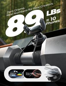 Support de téléphone LISEN populaire, réglable à 360°, avec verrouillage automatique et ventouse puissante pour tableau de bord de SUV et camionnette - Product Image 3