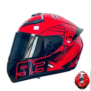 <span class=keywords><strong>Casco</strong></span> de Motocicleta Integral, <span class=keywords><strong>Casco</strong></span> de Motocicleta para las Cuatro Estaciones, Antivaho, Antipolvo - Product Image 6