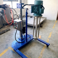 Homogénéisateur de mélangeur à haut cisaillement de levage hydraulique automatique avec moteur ABB Ti SUS316L/SUS304 pour la transformation chimique et alimentaire