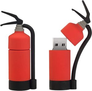 Gitra Hot Bán USB ổ đĩa flash PVC chữa cháy <span class=keywords><strong>Memory</strong></span> Stick 8GB USB Flash Drive 16GB 32GB phim hoạt hình bình chữa cháy Pendrive - Product Image 1