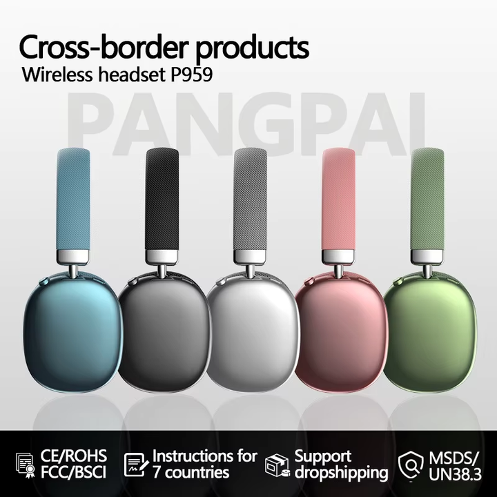 Cross-Border Popular P959 Wireless BT Headset Supports Plug-In Card Over-Ear Gaming Headphones for Apple Mobile Phone