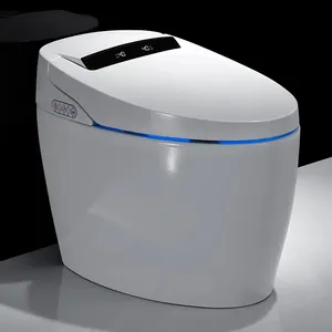 Salle de bain de luxe intelligent capteur intelligent bidet à chasse d'eau WC cuvette de toilette pour personnalisé