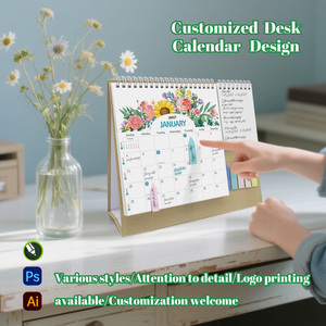 Nuevo Calendario de Escritorio Personalizado 2027 con Notas Adhesivas y Bloc de Notas para Oficina - Product Image 3