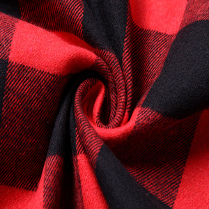 เสื้อเชิ้ตแขนยาวลำลองผ้าฝ้าย100% ใหม่ฤดูใบไม้<span class=keywords><strong>ร</strong></span>่วง OEM เสื้อเชิ้ตผ้าสักหลาดสีดำและสีแดงสำหรับผู้ชาย - Product Image 6