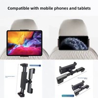 Support créatif pour téléphone et tablette à fixation rapide sur appuie-tête de siège arrière de voiture