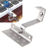Crochet de fixation pour toiture en tuiles, galvanisé à chaud, accessoires solaires économiques pour une installation énergétique efficace