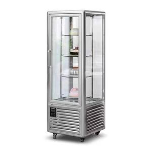 <span class=keywords><strong>Vitrina</strong></span> giratoria <span class=keywords><strong>vertical</strong></span> para pasteles con luz LED, equipo de refrigeración para puerta de vidrio, Enfriador de pantalla, <span class=keywords><strong>congelador</strong></span> - Product Image 2