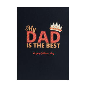 Biglietto d'Auguri 3D Pop-up Creativo per la Festa del Papà, Carta Regalo con Benedizione per la Festa del Papà, Regalo per Papà con Busta - Product Image 6