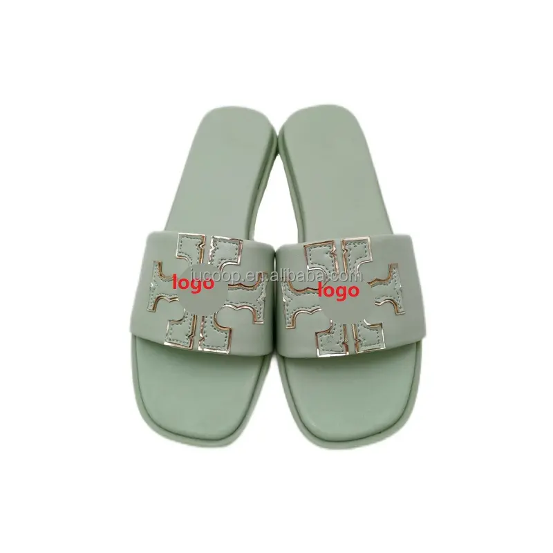 Newest Luxury TB sandals summer flat sandals for women sexy beach thong slippers ladies flip flops slides dress shoes