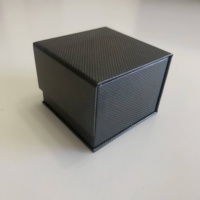 Caja de Regalo de Presentación de Joyería de Alta Gama Personalizada con Tapa Magnética, Papel Texturizado con Inserto de Terciopelo para Anillos y Collares