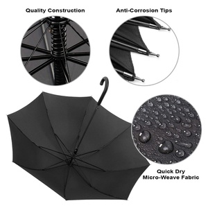Wholesale Cheaper 23" Blank Black Advertising <b>Umbrella</b> Bike <b>Umbrella</b> Motorcycle - Product Image 6