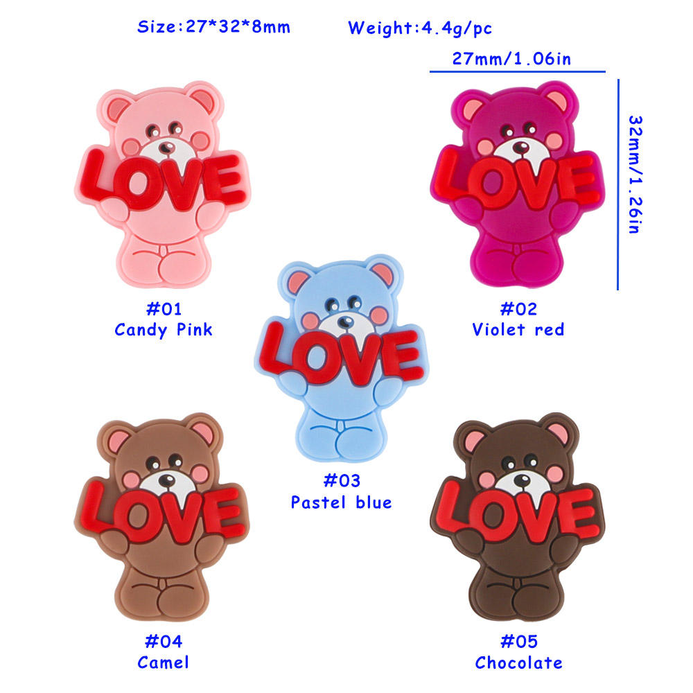 SA218ผสมลูกปัดภาพความรักสัตว์