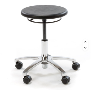 Industrielle Schul- und Laboreinrichtung <span class=keywords><strong>ESD</strong></span> Runder Sitz Werkstatt-Laborstühle mit Rückenlehne und Fußstütze zum Verkauf - Product Image 5