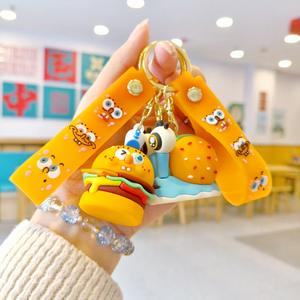 Portachiavi Classico dei Cartoni Animati <span class=keywords><strong>SpongeBob</strong></span> SquarePants, Ciondolo a Forma <span class=keywords><strong>di</strong></span> Torta Carina, Portachiavi per Auto - Product Image 2