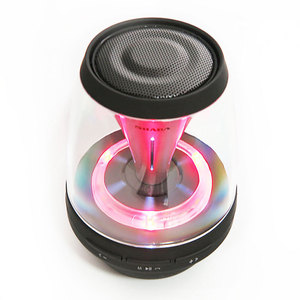 Sabah VS18 <b>Mini</b> <b>Bluetooth</b> <b>Speaker</b> Colorful LED Light Portable Desktop Home Rechargeable Battery 73x73x80mm - Product Image 4