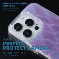 Étui en Tpu pour Iphone 15 12 Pro Max étui de téléphone antichoc paillettes téléphone couverture arrière transparente pour étui Iphone
