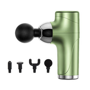 2024 nuevo lanzamiento portátil inteligente pistola de masaje de vibración de cuerpo completo Mini masajeador de mano con vibración de tejido profundo - Product Image 1