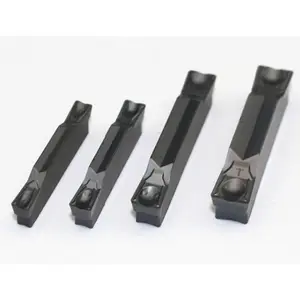 Tungsten Carbide Parting Cut Off Slotting Blade Groove Inserts Tools For Stainless Steel Aluminum Processing