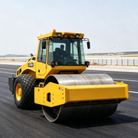 Fournisseur d'usine – Compacteur de sol à tambour unique de 14 tonnes, Rouleau compresseur routier de 14 tonnes à vendre