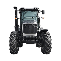 Tractor compacto multifuncional de 35HP con enganche de 3 puntos para implementos de toma de fuerza como Rotavator
