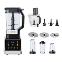 Mixeur multifonction 12 en 1, mixeur commercial 1500W, mixeur broyeur de glace, mixeur pour jus de fruits, appareils de cuisine