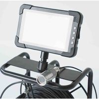 Caméra d'inspection subaquatique personnalisable 5MP AHD filaire pour puits profonds, câble de 100m, écran 7 pouces, vision nocturne 12 LED blanches