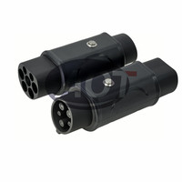 Adaptateur de chargeur de véhicule électrique AOTAI Type 2 vers Type 1 (J1772/Prise factice) 32A 7,4 kW Neuf