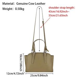 AndoBag Top-Handle Bags for Women, Genuine Leather Crossbody Bag, Retro Casual Shoulder <b>Purse</b>, Large Capacity Handbag 3183 - Product Image 2